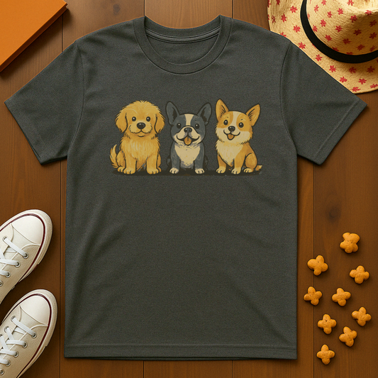 Three Puppys T-Shirt