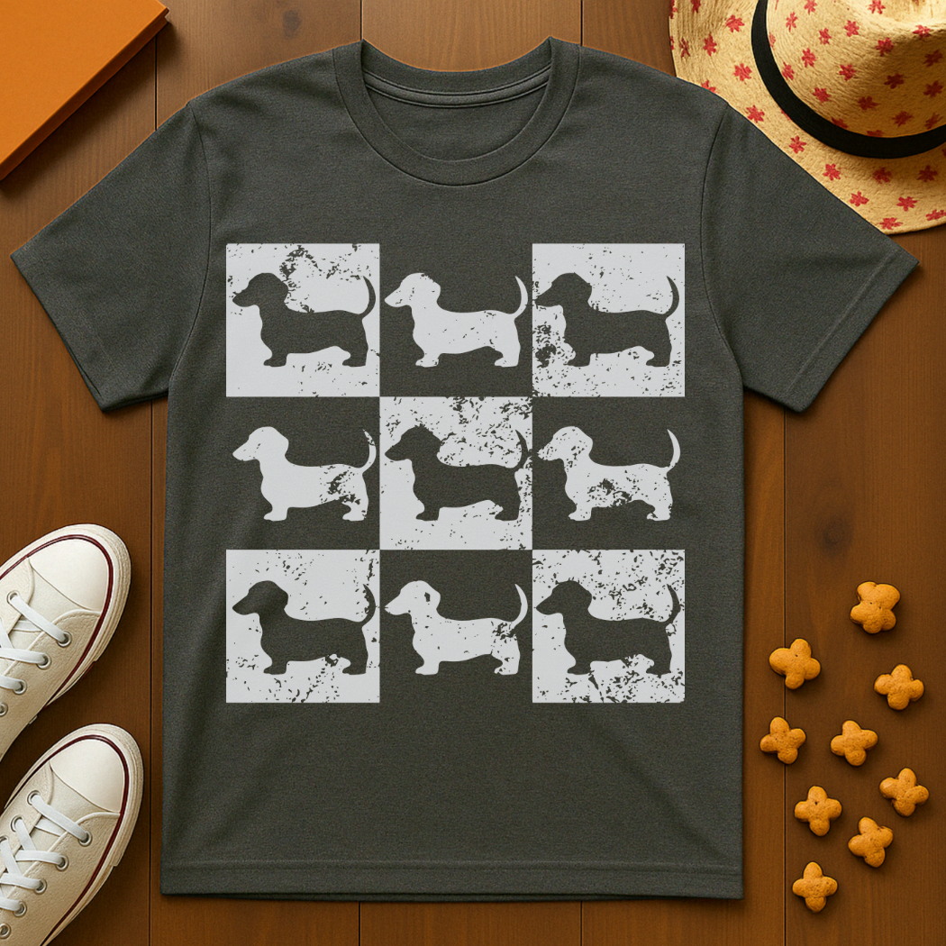 Dachshund Print T-Shirt