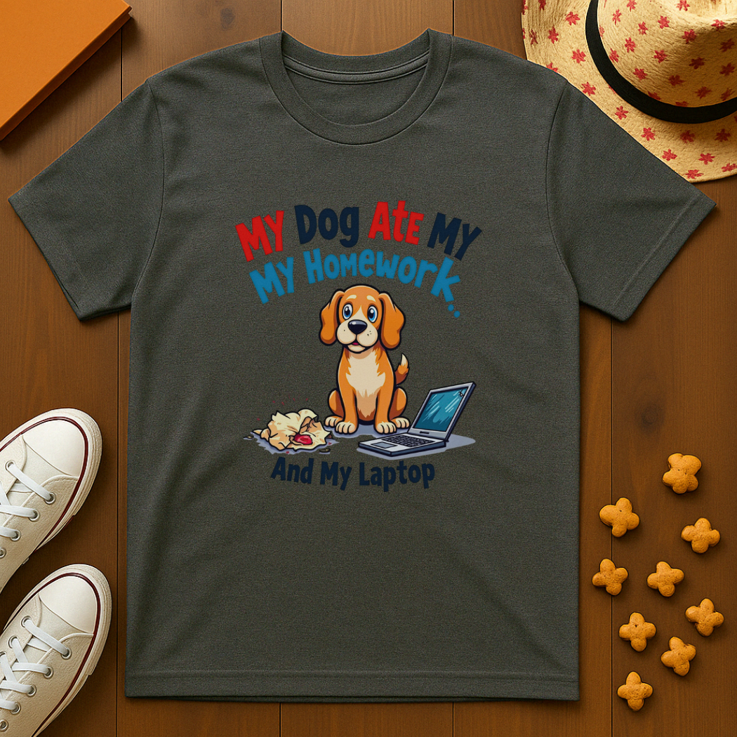 My Dog Ate My Homework T-Shirt