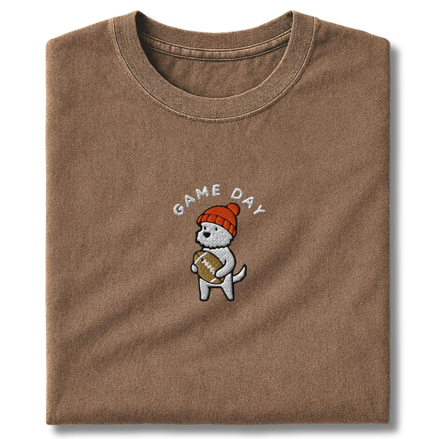Embroidered Westie Game Day T-Shirt