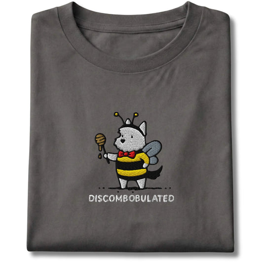 Embroidered Westie Discombobulated Tee