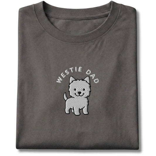 Embroidered Westie Dad Tee