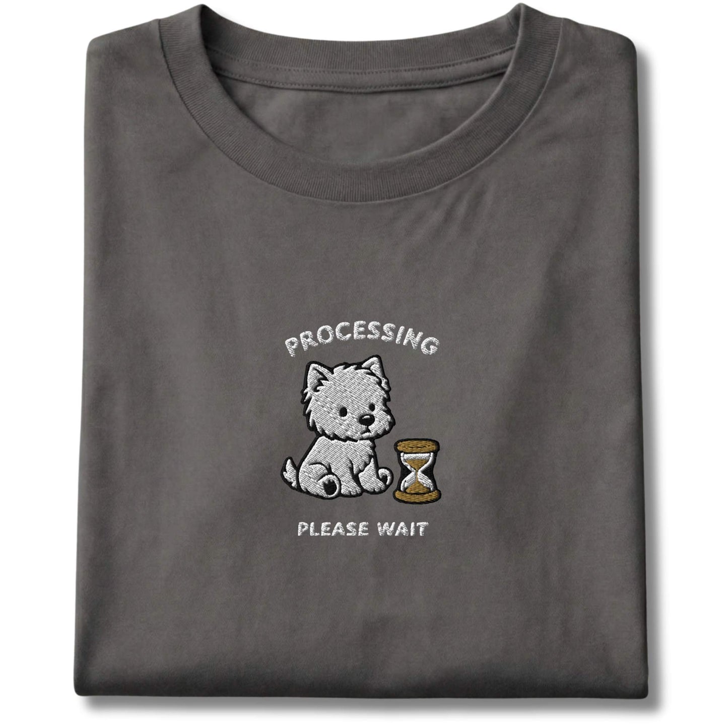 Embroidered Westie Processing Tee