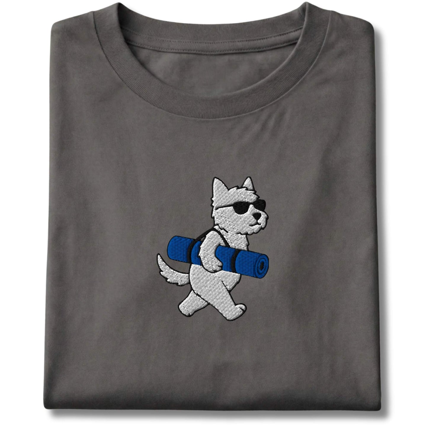 Embroidered Westie Yoga Tee