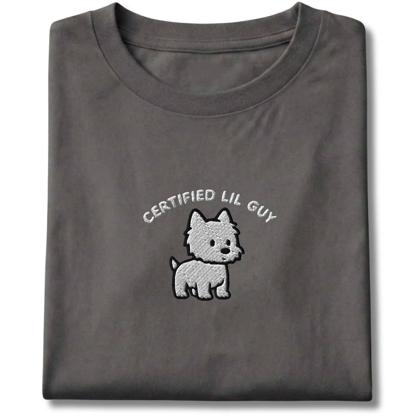 Embroidered Westie Certified Lil Guy Tee
