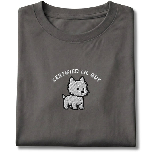 Embroidered Westie Certified Lil Guy Tee