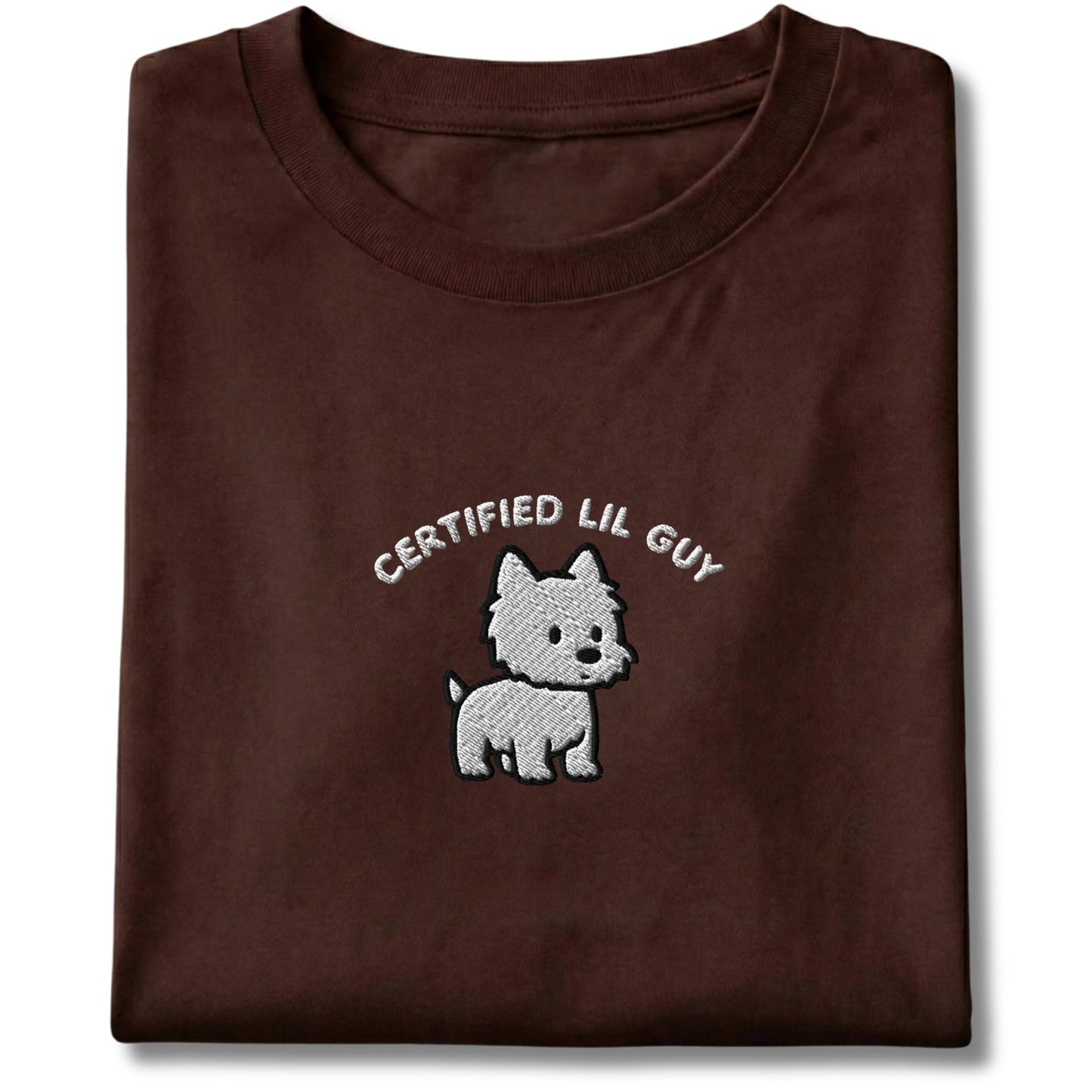 Embroidered Westie Certified Lil Guy Tee