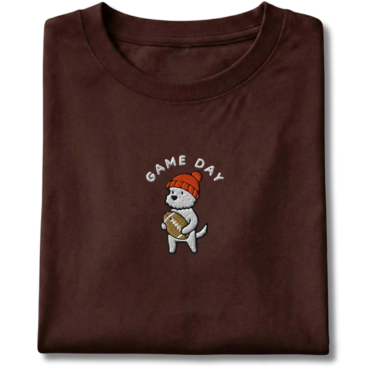 Embroidered Westie Game Day Tee