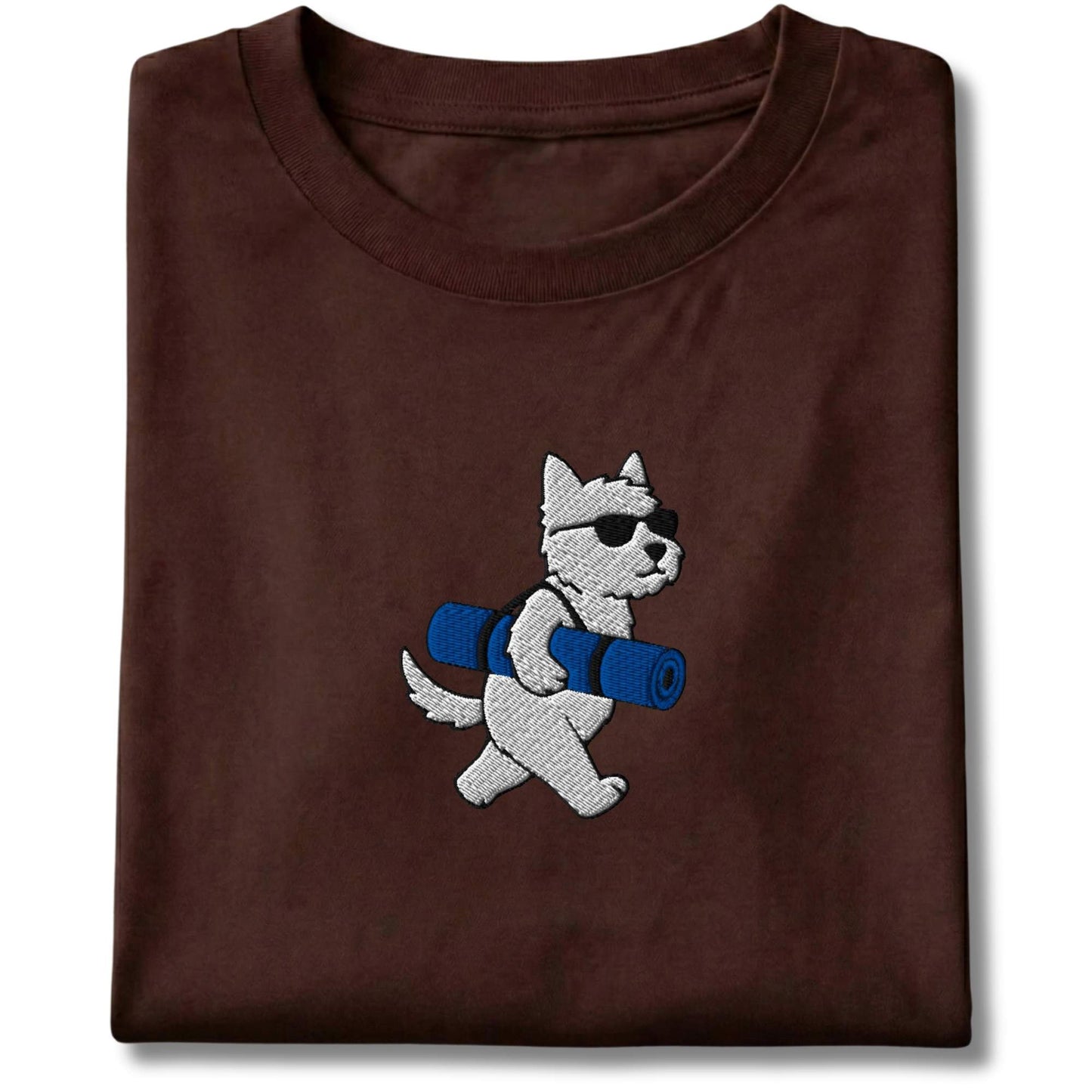 Embroidered Westie Yoga Tee