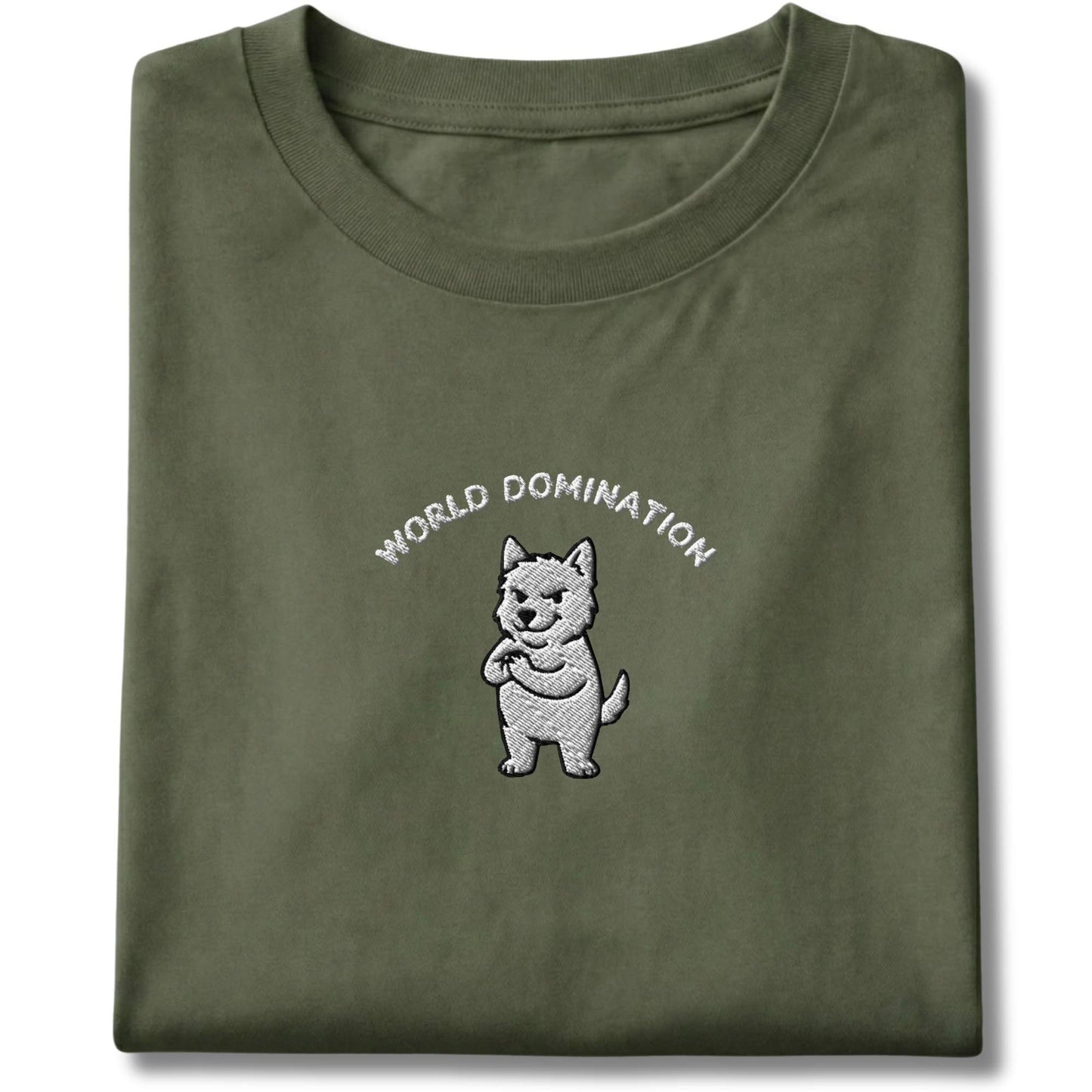 Embroidered Westie Excellent Tee