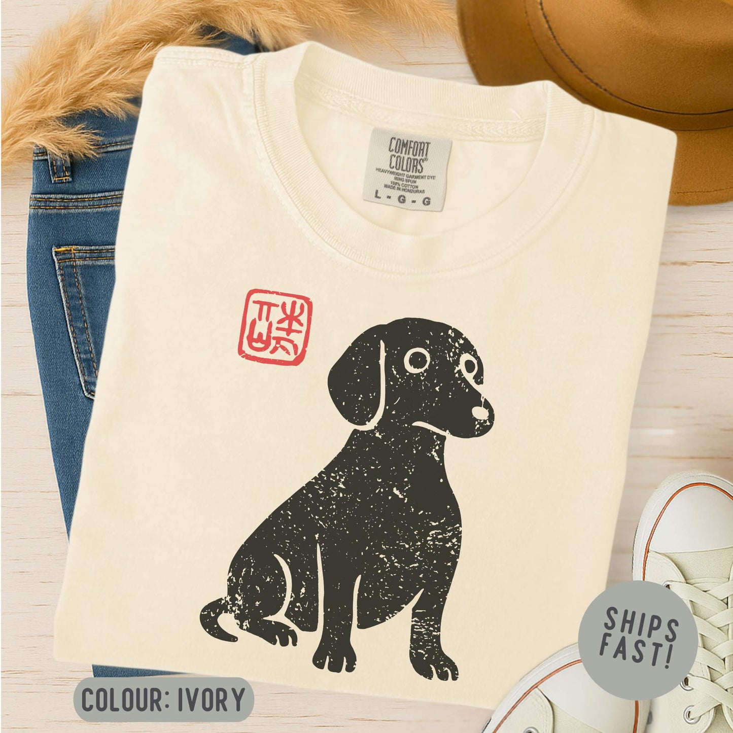 Matsumoto Smooth Dachshund T-Shirt