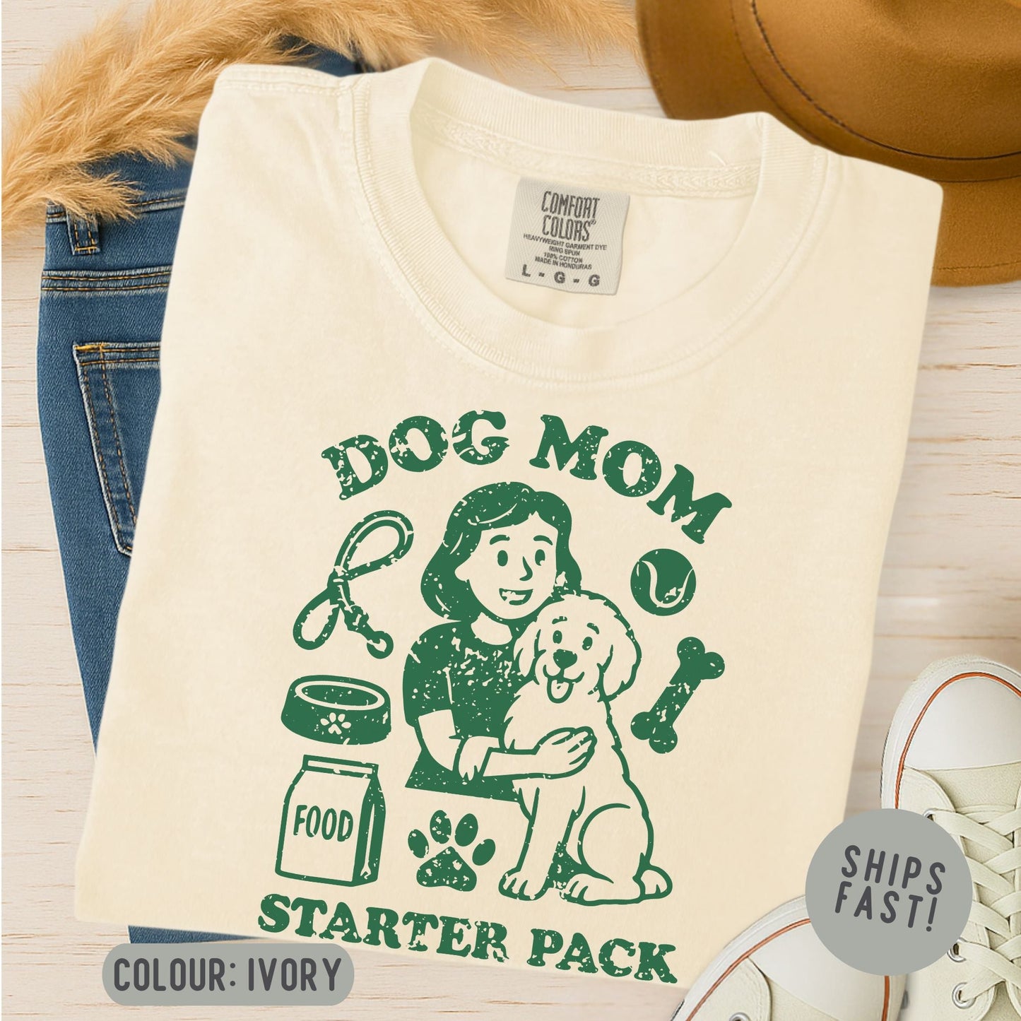 Dog Mom Starter Pack T-Shirt