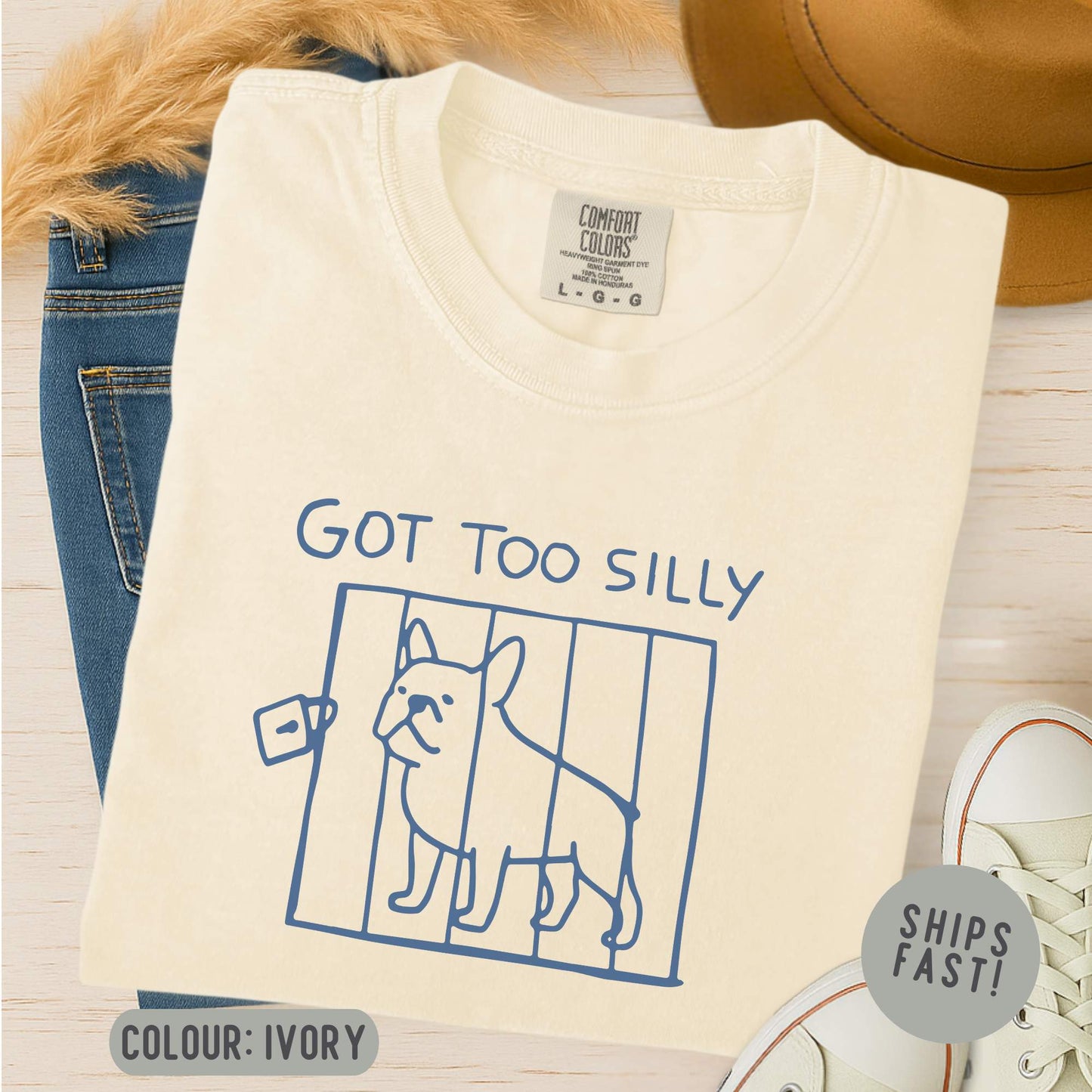 French Bulldog Got Too Silly T-Shirt