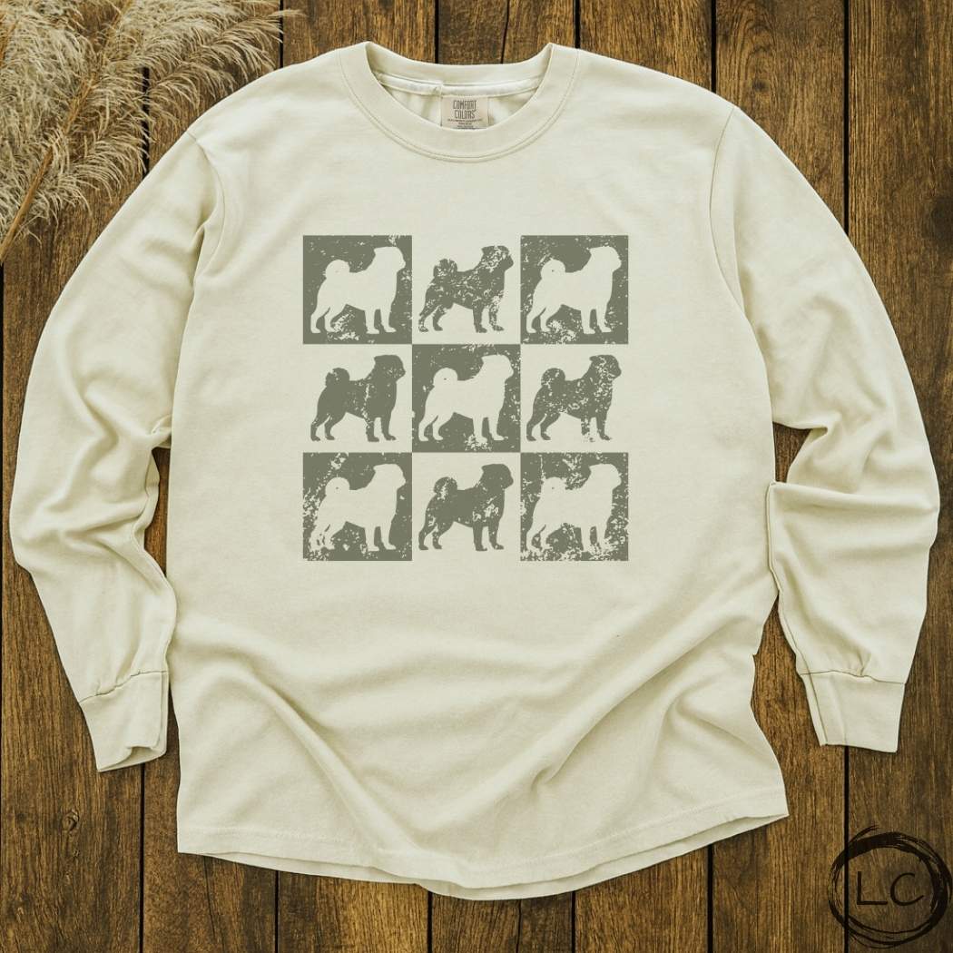 Pug Long Sleeve T-Shirt