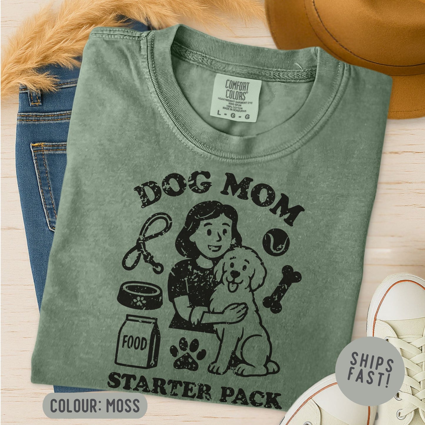 Dog Mom Starter Pack T-Shirt