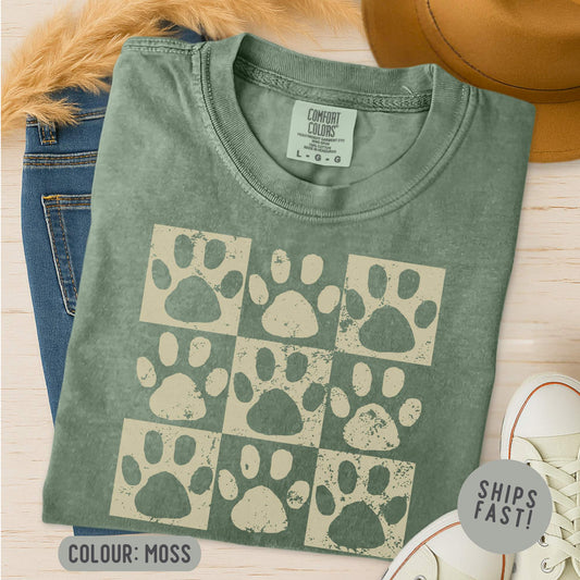 Comfort Colors Paw Print T-Shirt