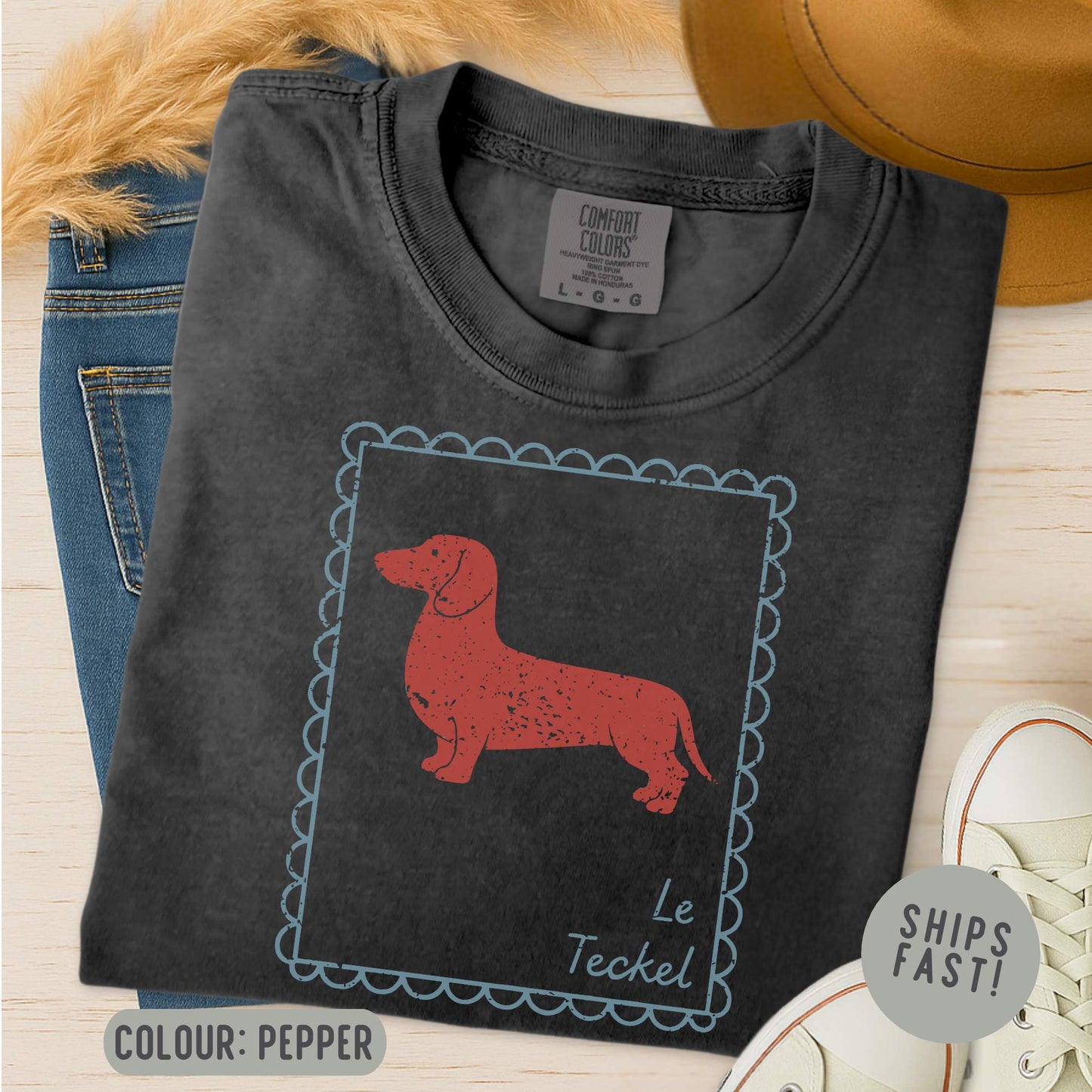 Dachshund Stamp T-Shirt