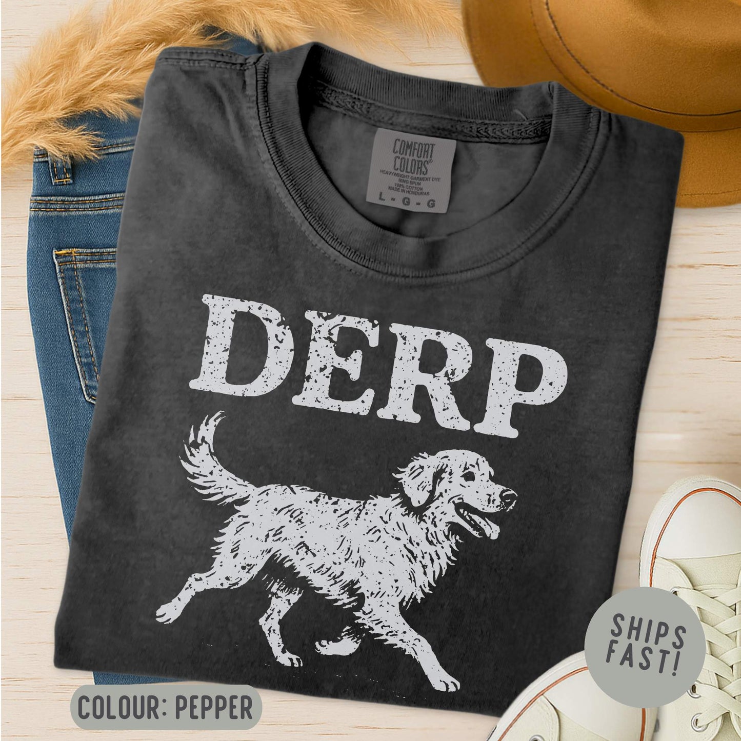Golden Retriever Derp T-Shirt