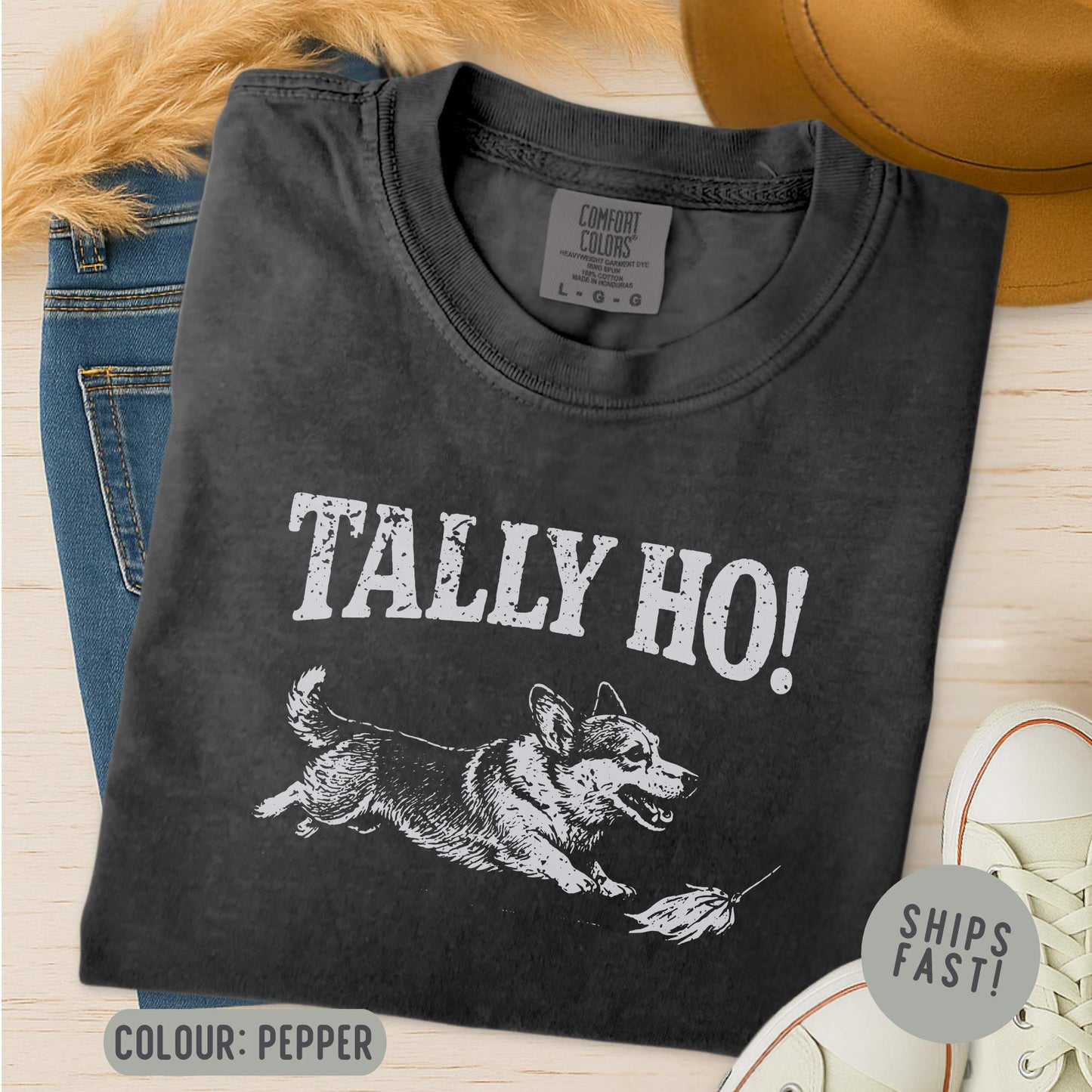 Pembroke Welsh Corgi Running FastCAT T-Shirt