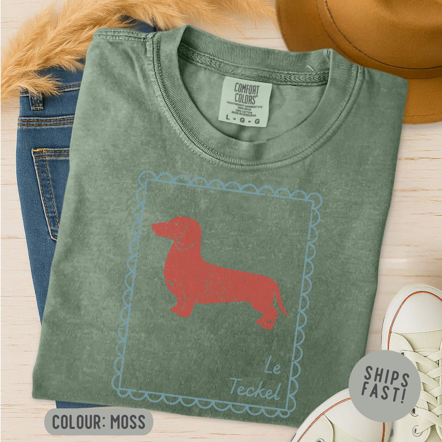 Dachshund Stamp T-Shirt