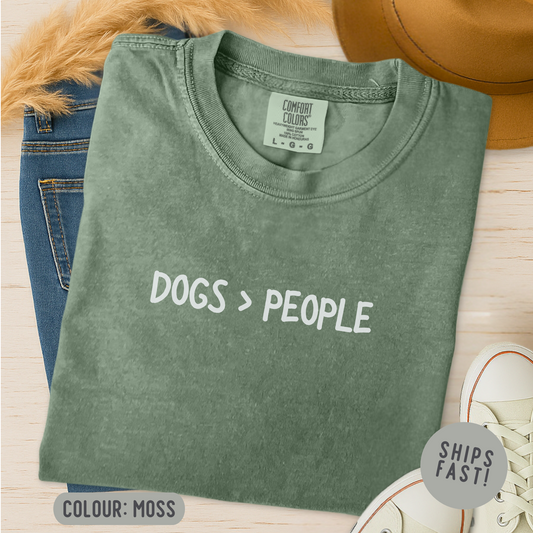 Comfort Color More Dogs > People T-Shirt