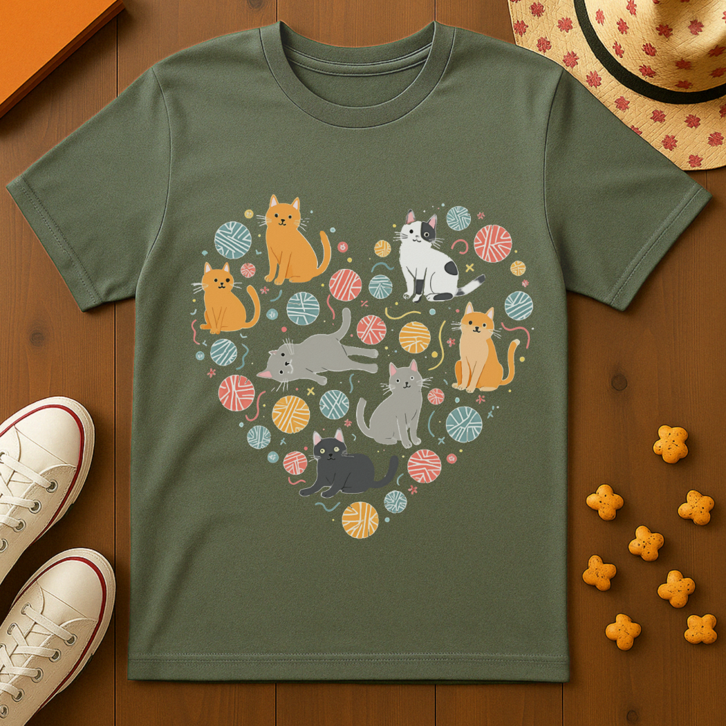 Cat Heart T-Shirt