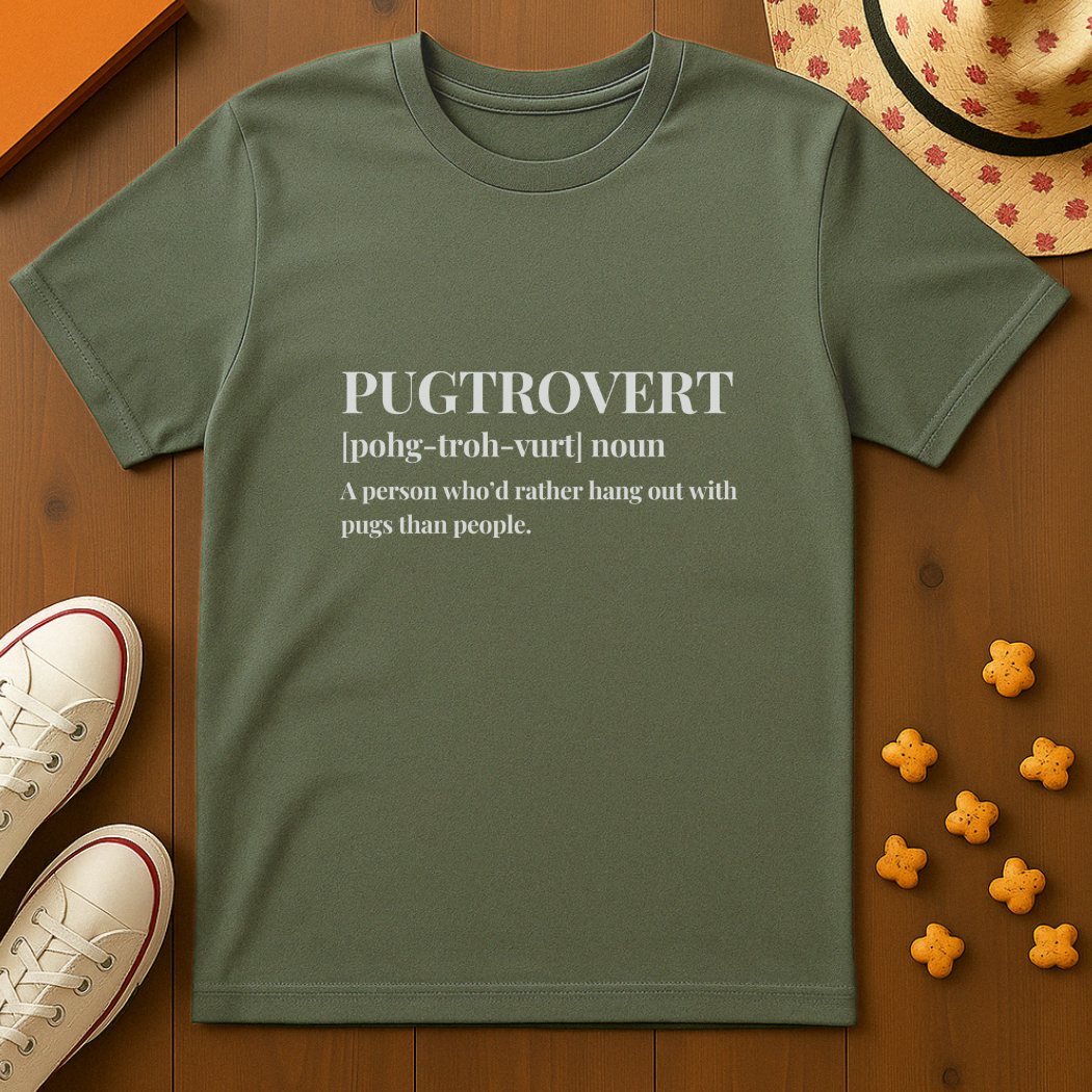 Pugtrovert T-Shirt