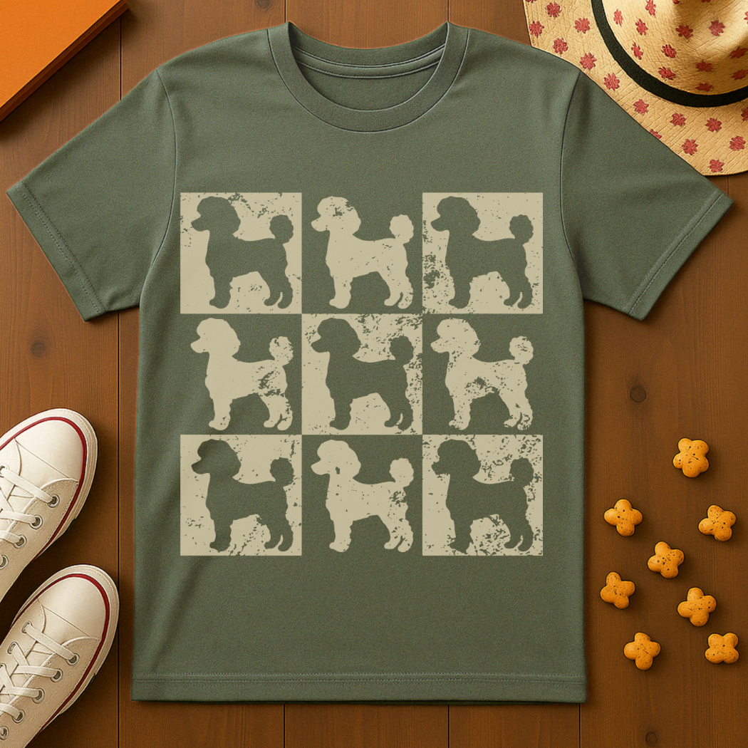 Poodle Print T-Shirt
