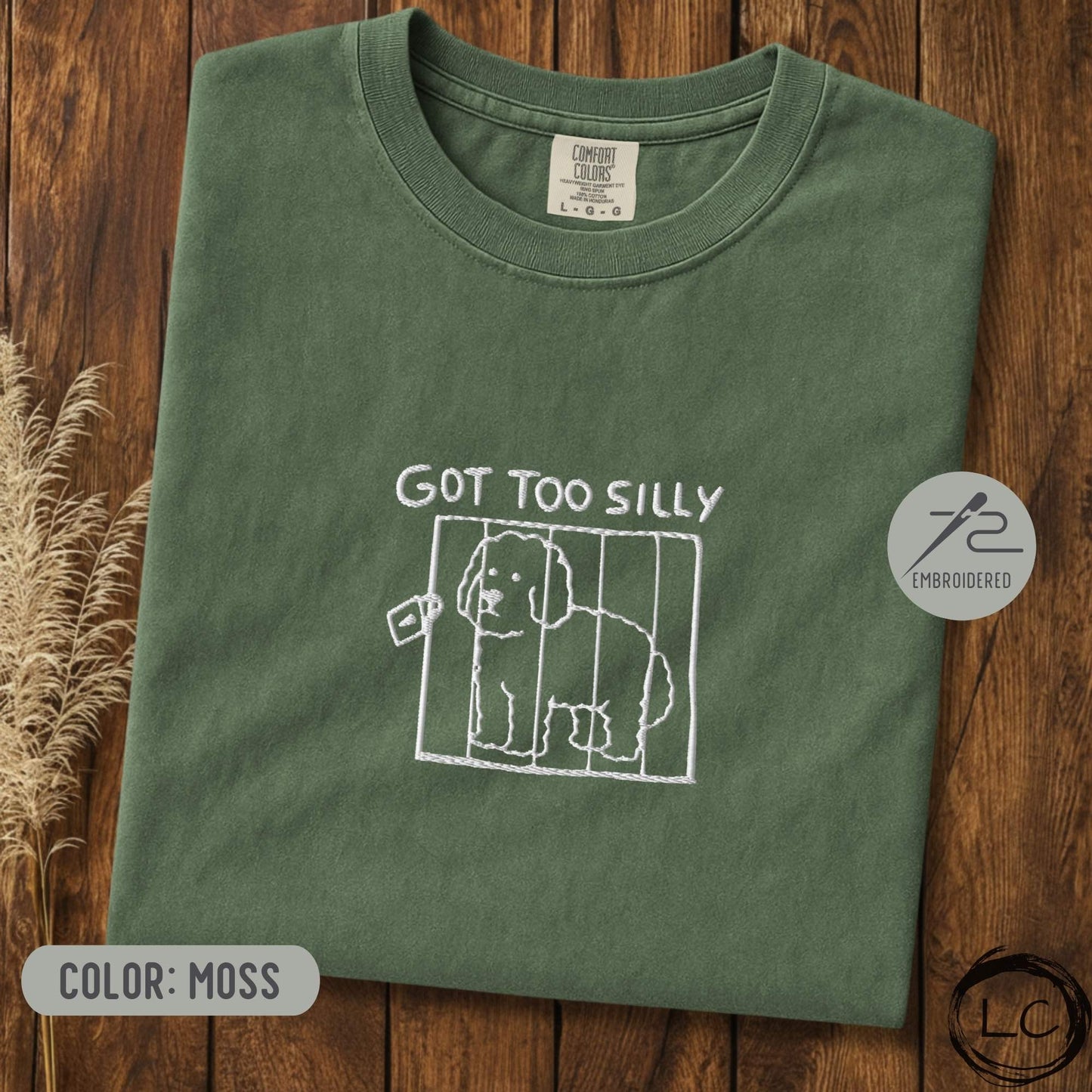 Embroidered Sheepadoodle Got Too Silly T-Shirt