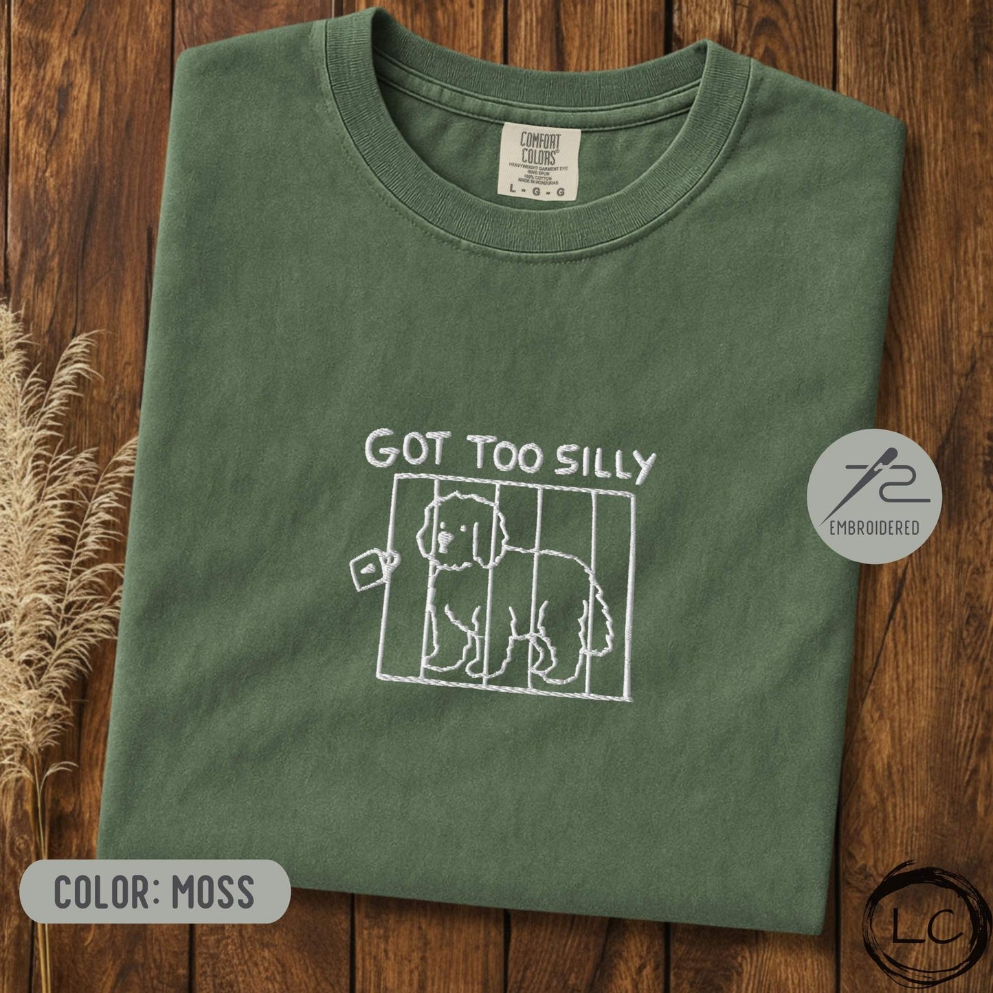 Embroidered Newfypoo Got Too Silly T-Shirt