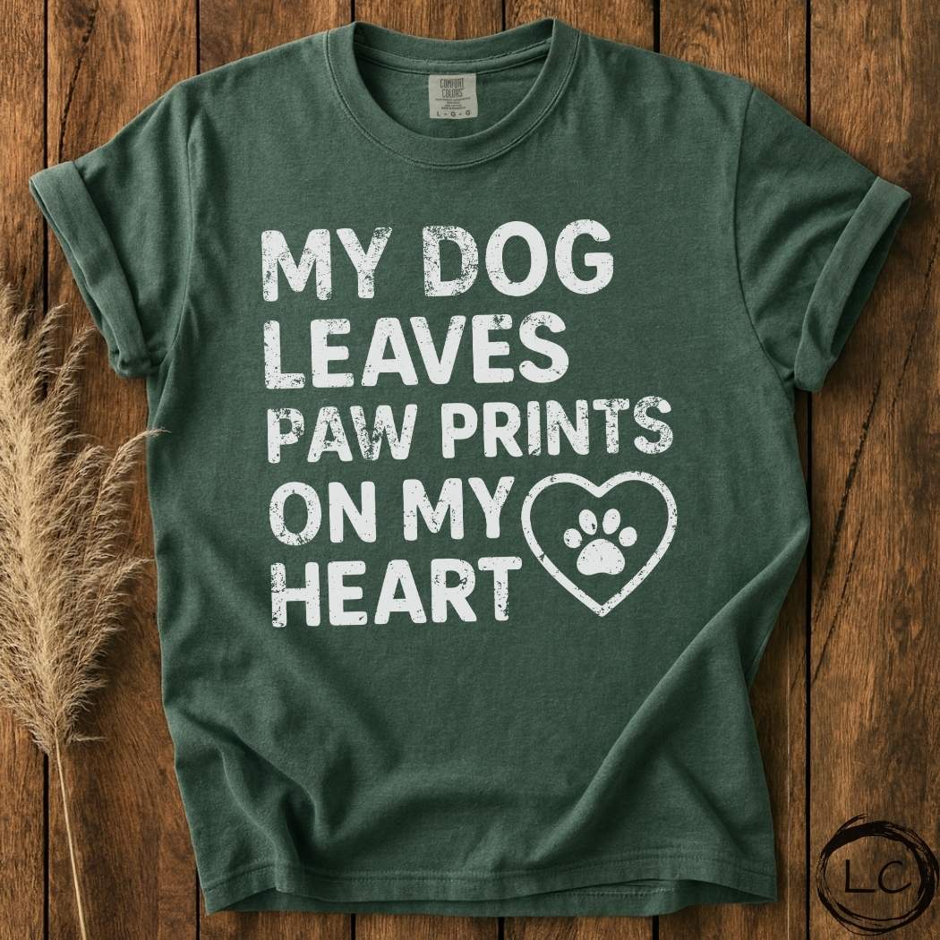 Pawprints on my Heart T-Shirt