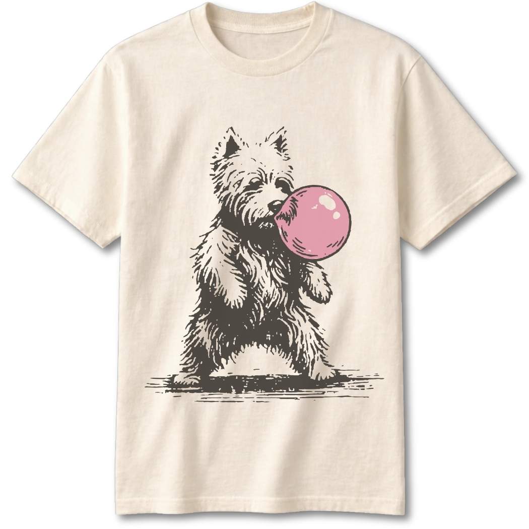 Westie Bubblegum T-Shirt
