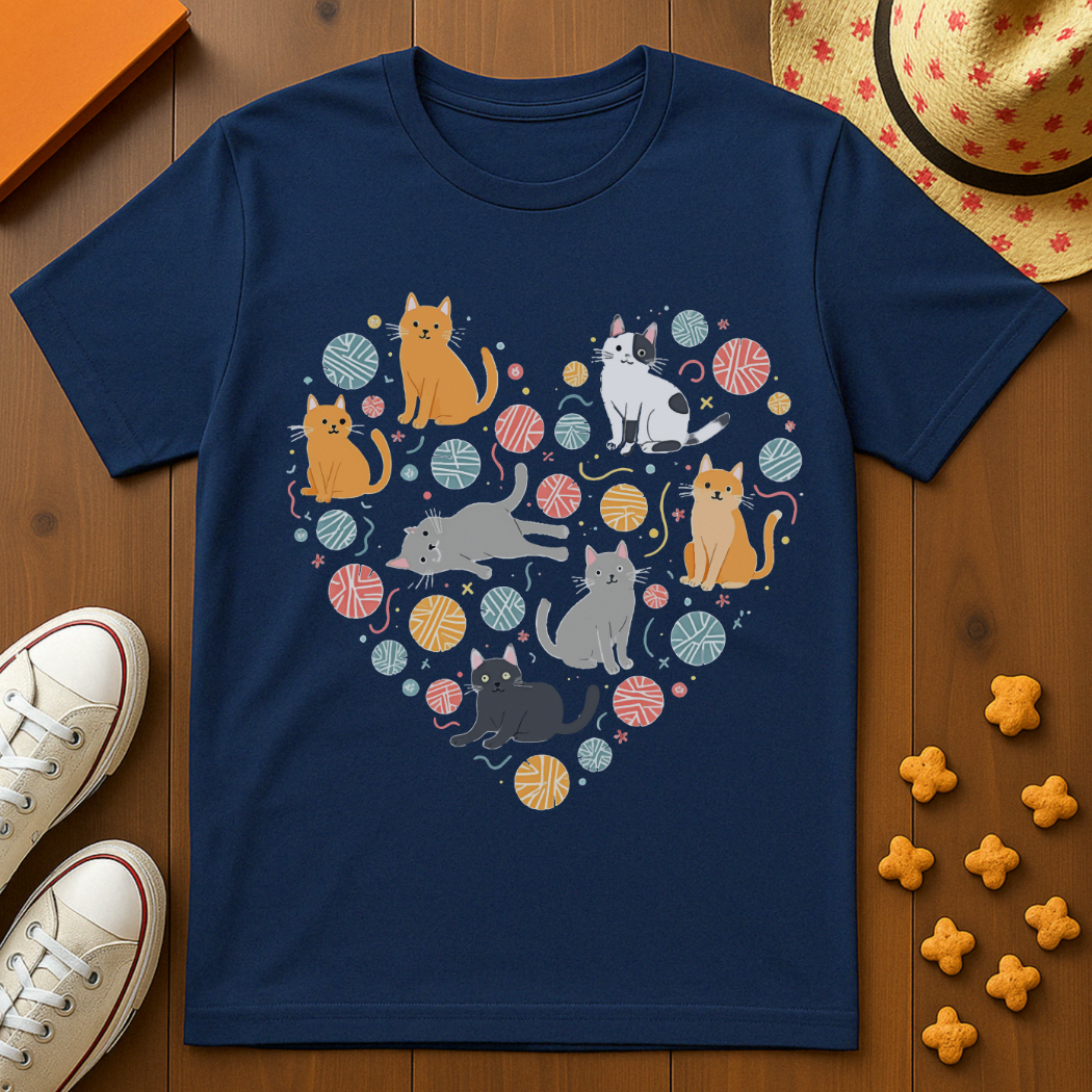 Cat Heart T-Shirt