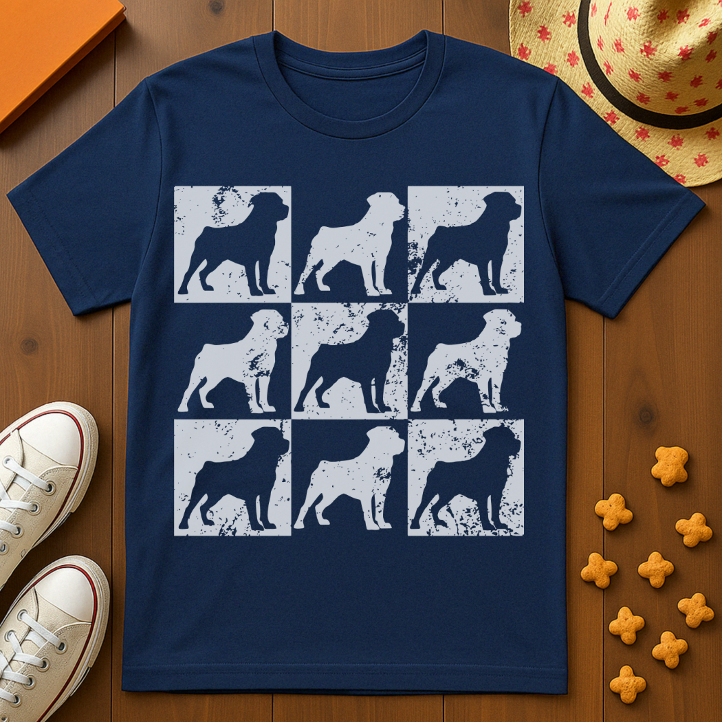 Rottweiler Print T-Shirt
