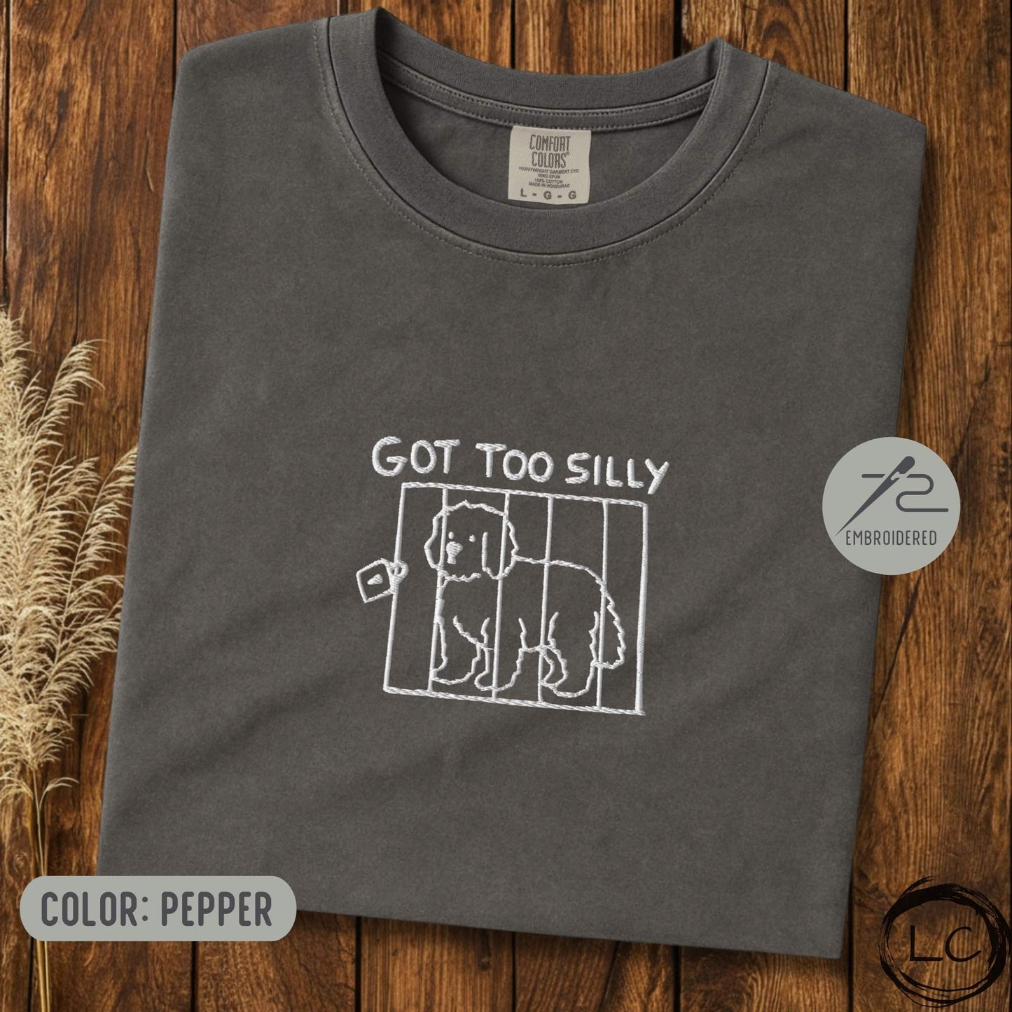 Embroidered Newfypoo Got Too Silly T-Shirt