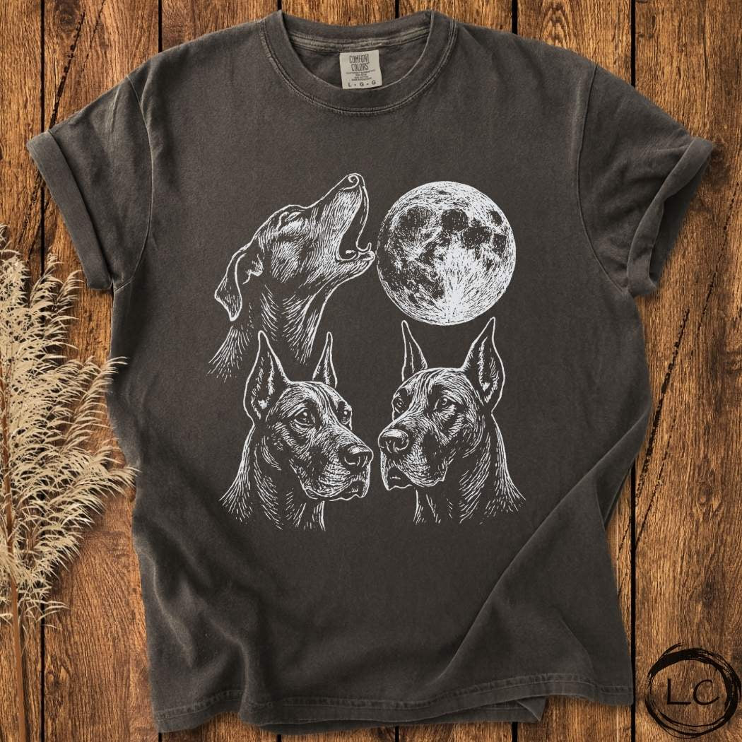 Three Great Dane Moon T-Shirt