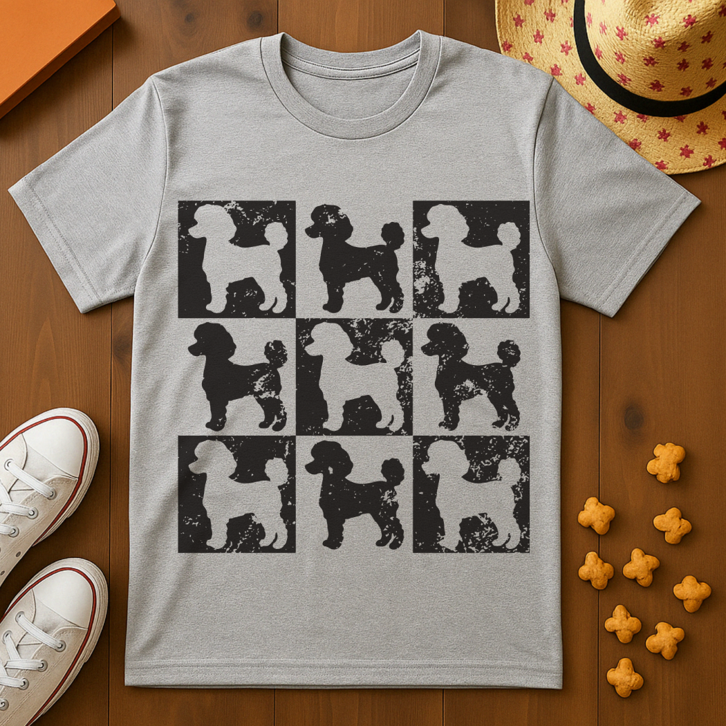Poodle Print T-Shirt
