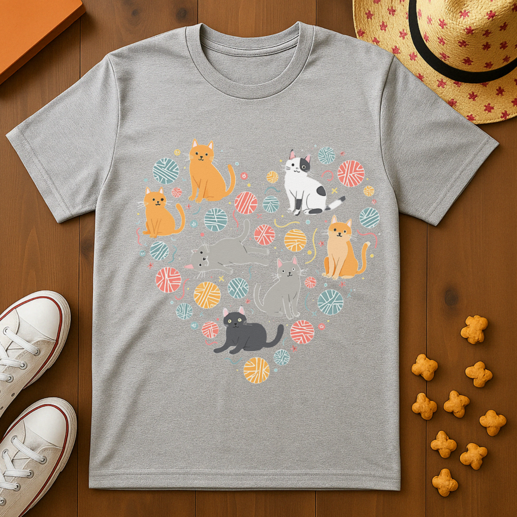 Cat Heart T-Shirt