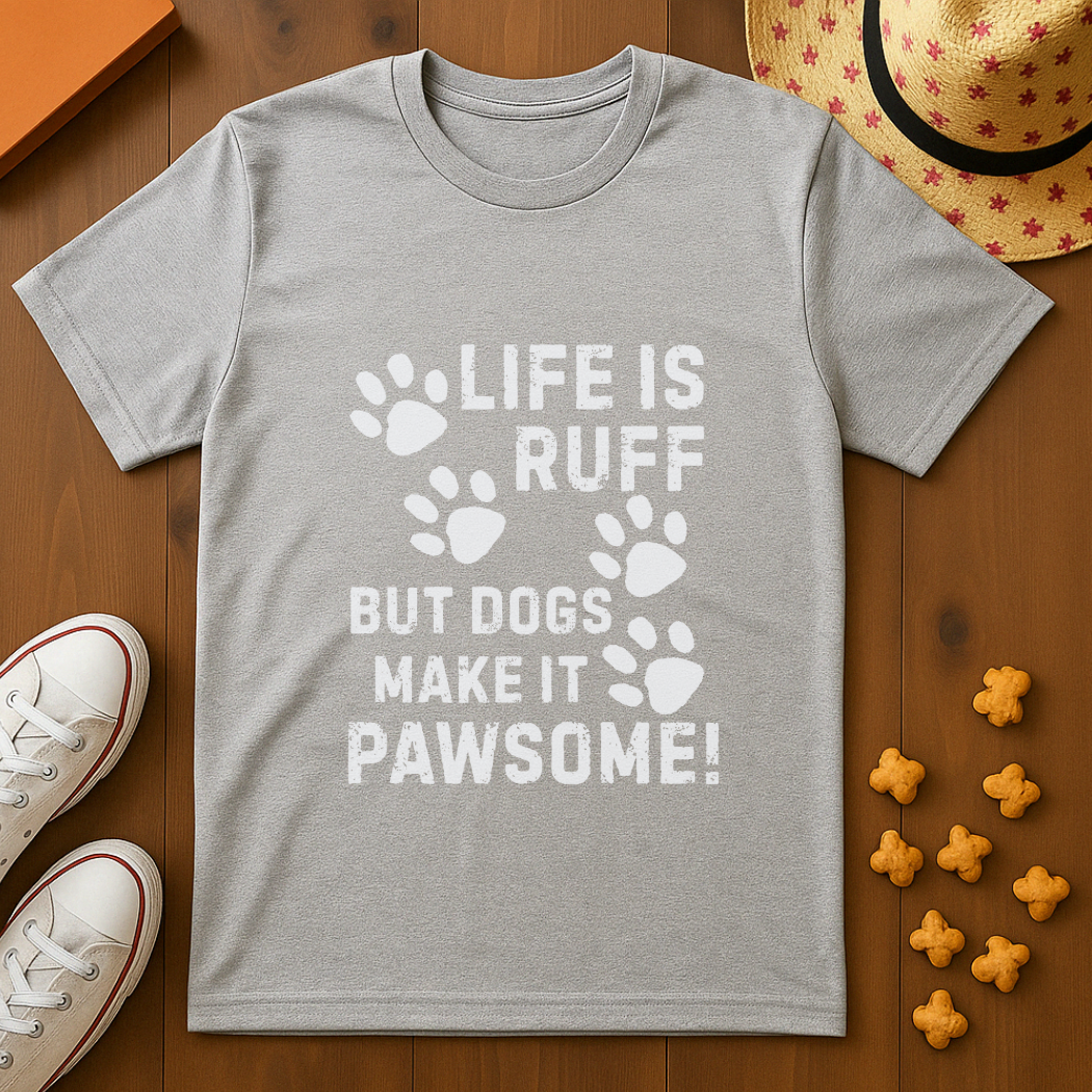 Life Is Ruff Dog T-Shirt