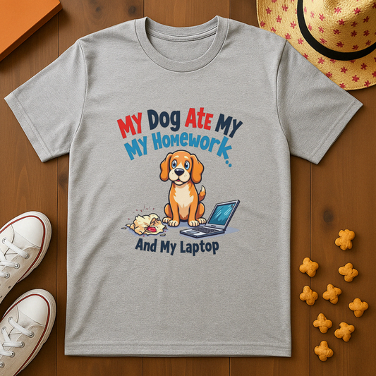 My Dog Ate My Homework T-Shirt