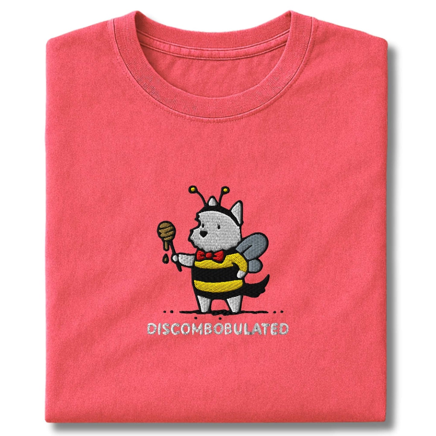 Embroidered Westie Discombobulated T-Shirt