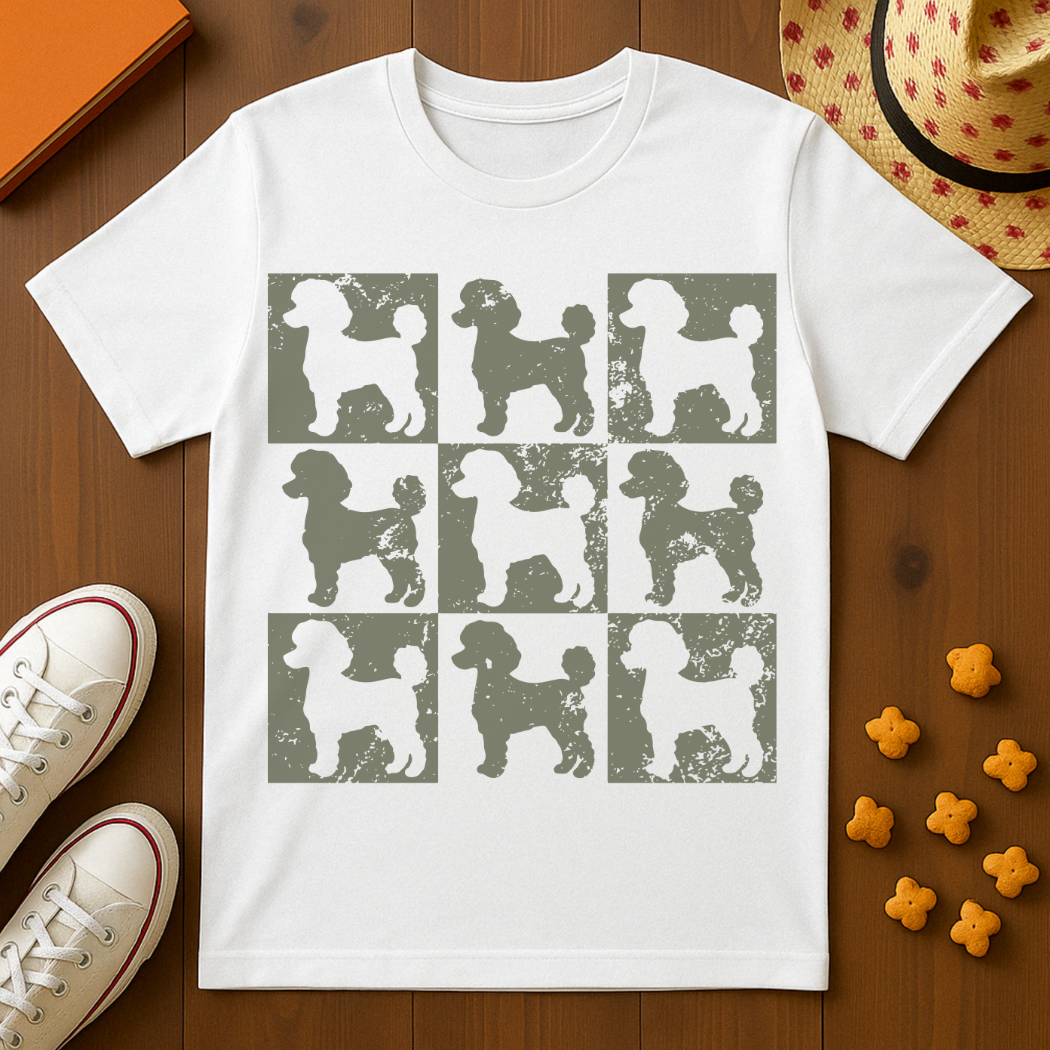 Poodle Print T-Shirt