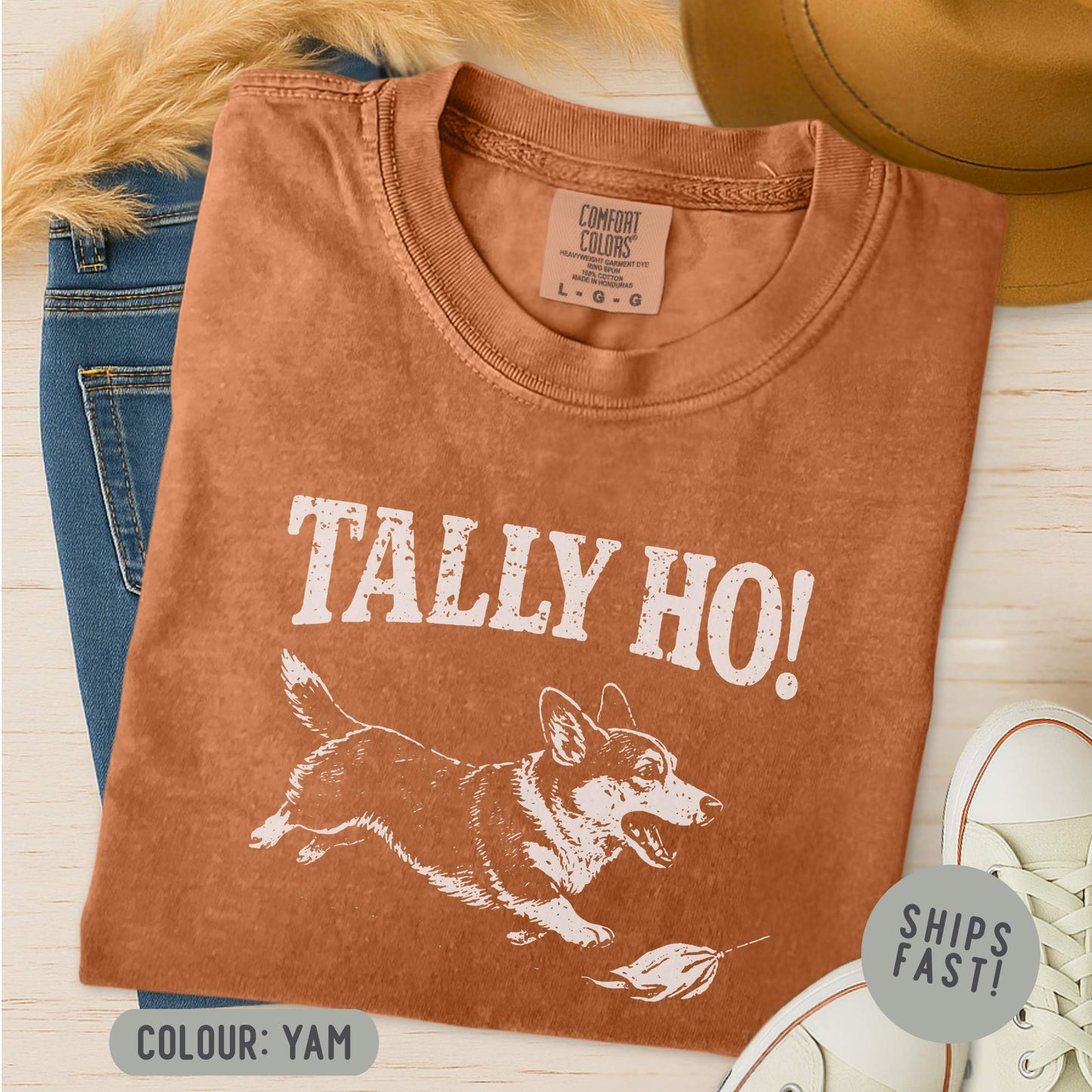 Cardigan Welsh Corgi Running FastCAT T-Shirt