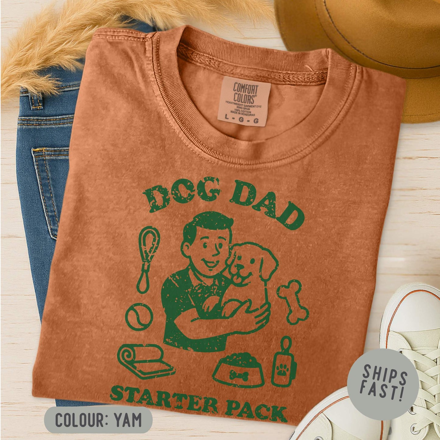 Dog Dad Starter Pack T-Shirt