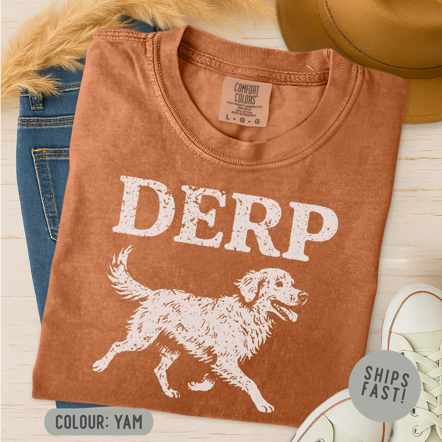 Golden Retriever Derp T-Shirt