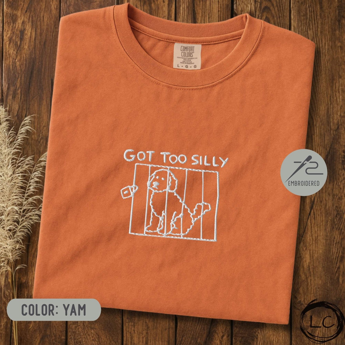 Embroidered Labradoodle Got Too Silly T-Shirt