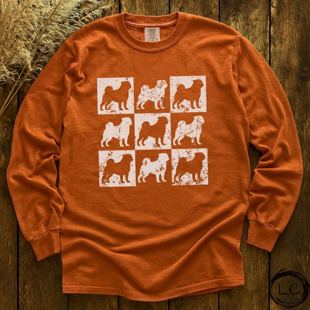 Pug Long Sleeve T-Shirt