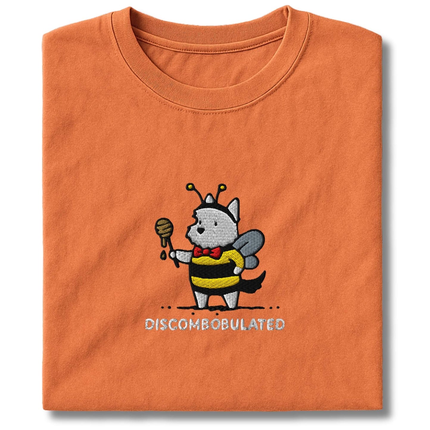 Embroidered Westie Discombobulated T-Shirt